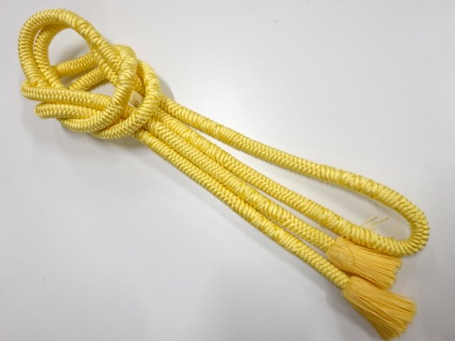 JAPANESE HAND-TIED OBIJIME CORD FOR FURISODE / UNUSED